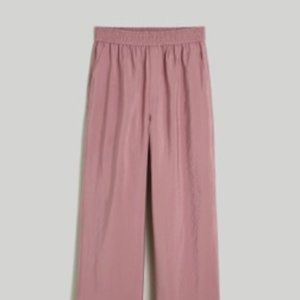 Madewell NWT Drapeweave Wide leg pants in Evening Mauve sz small